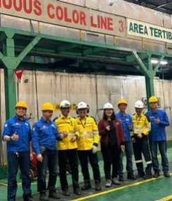 NS BlueScoop Steel Indonesia  visits the FUMIRA factory